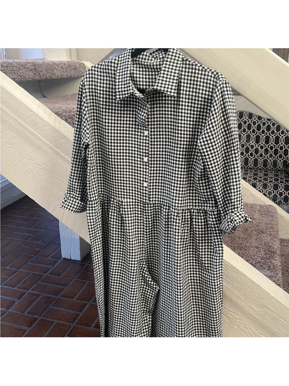 Gingham Breezy Jumpsuit Romper